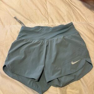 Nike Women's Light Blue Athletic Shorts